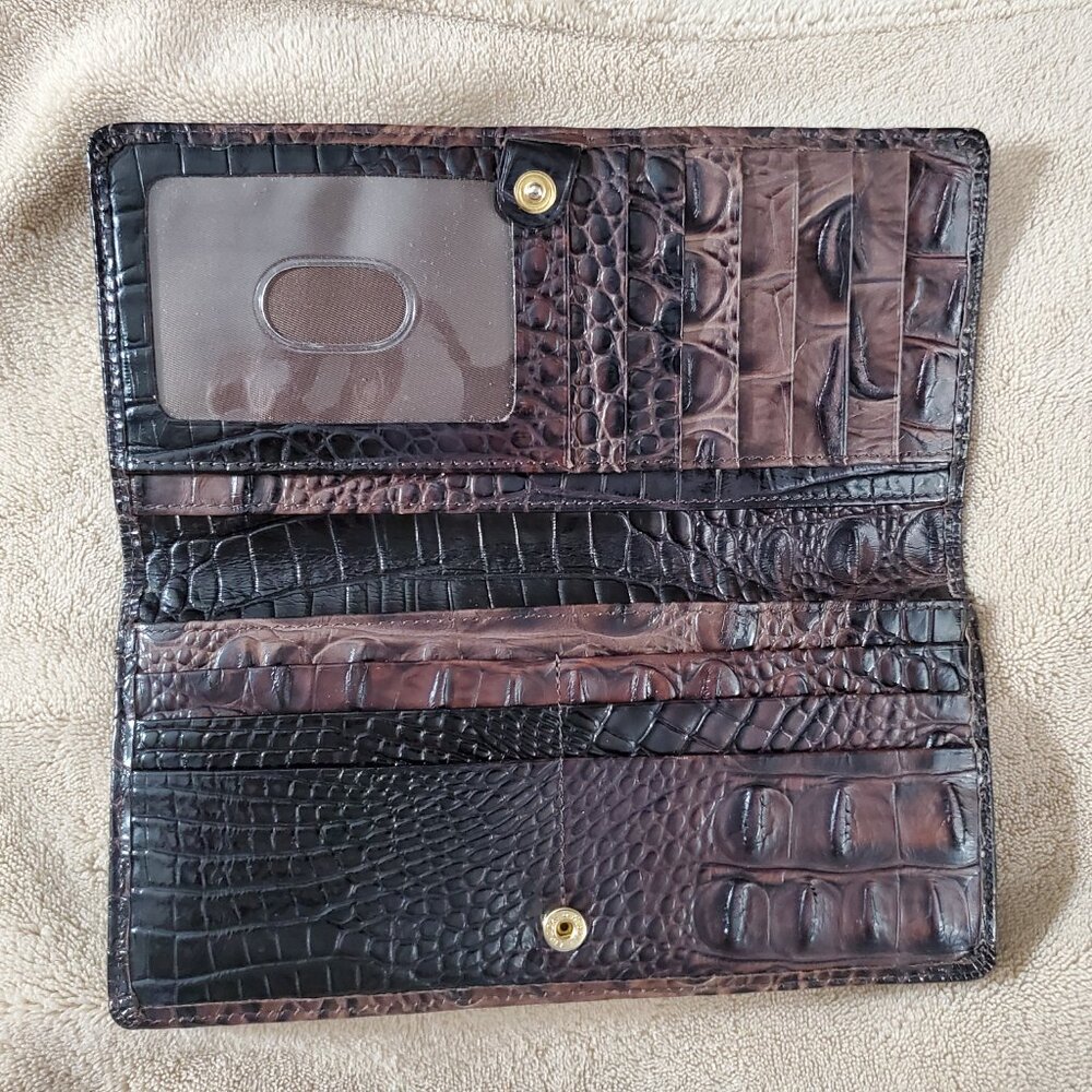 Brahmin Ady Bifold Wallet Cocoa Shadow Melbourne … - image 2